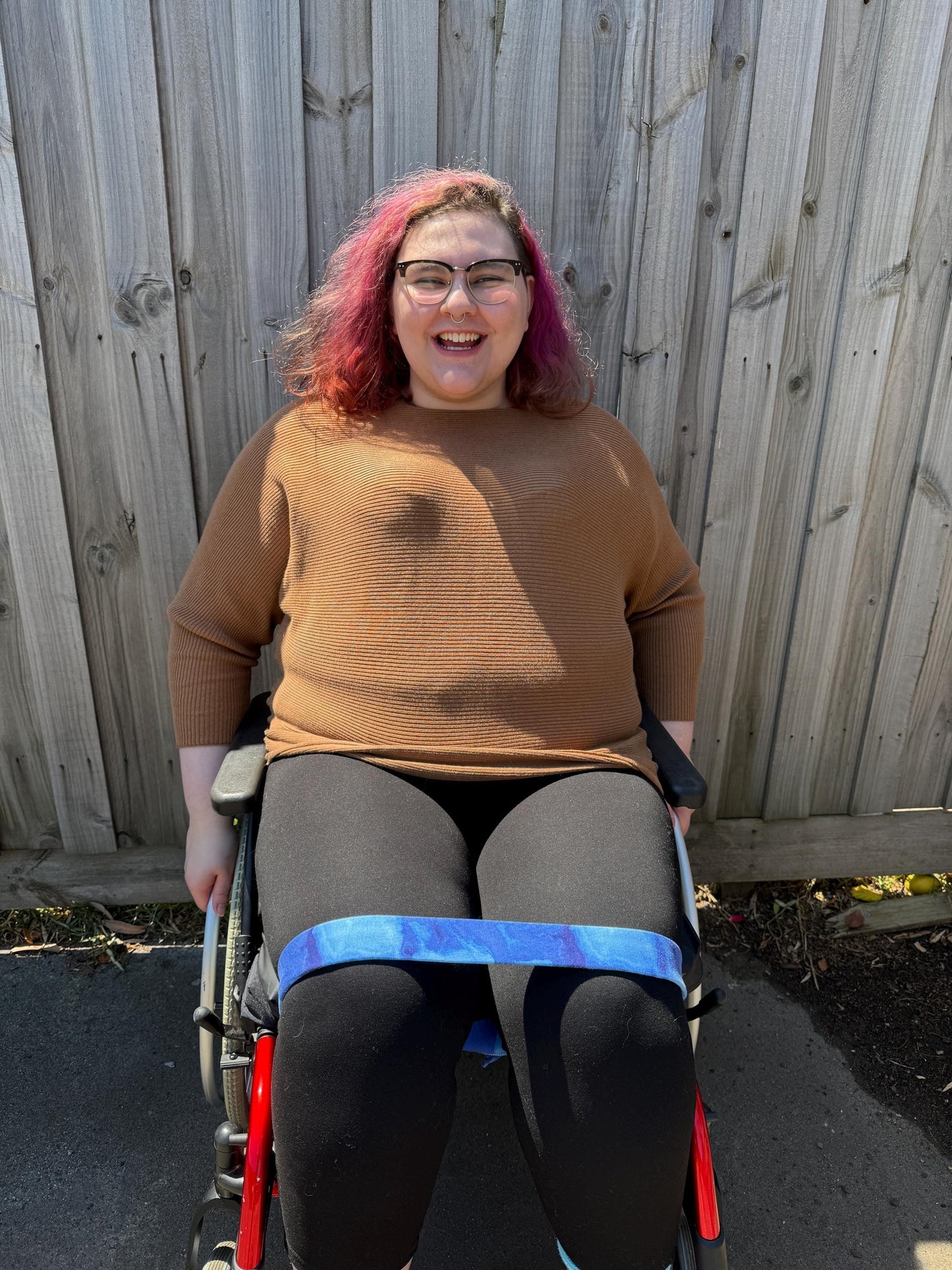 Wheelchair Leg Strap - Watercolour